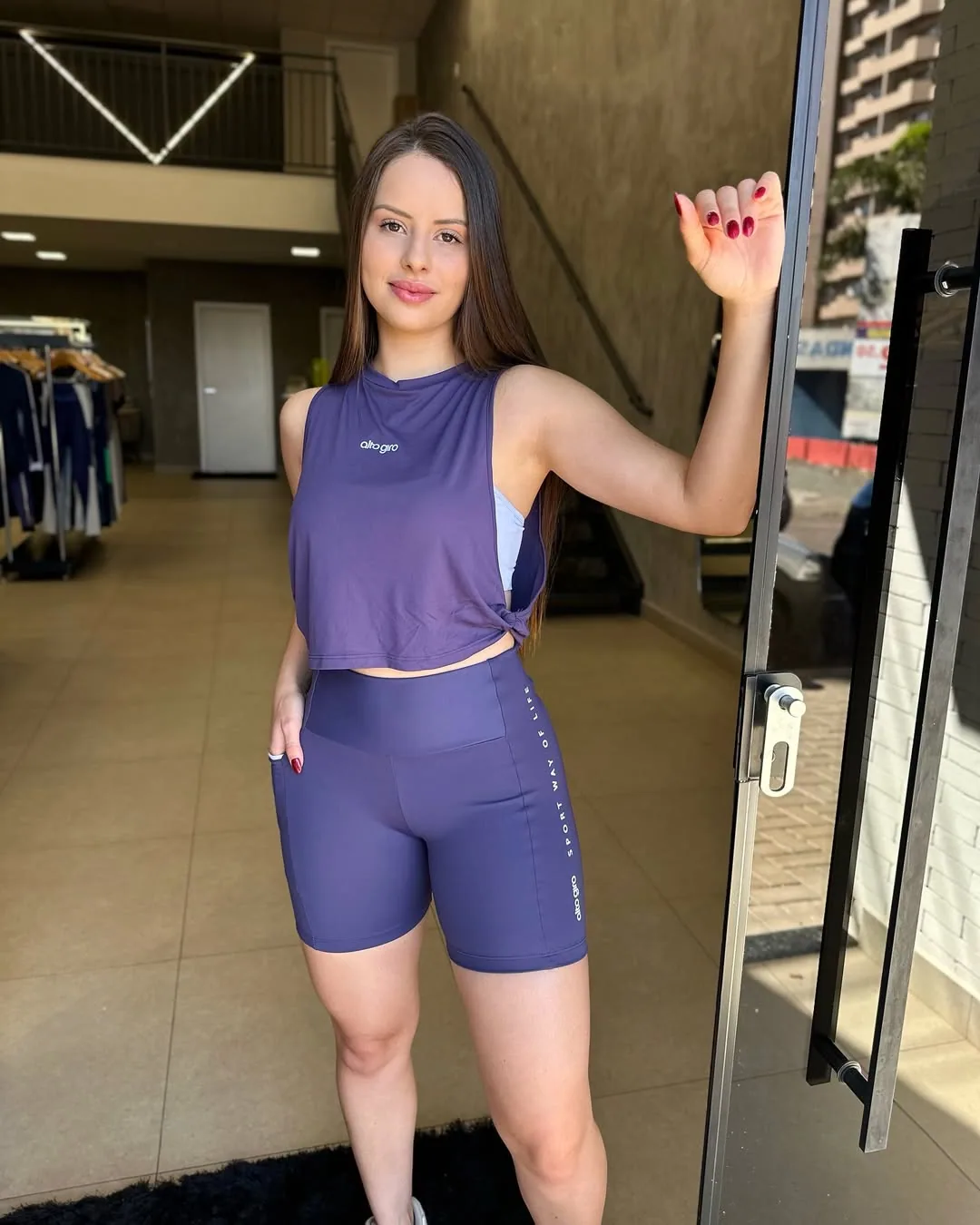 CONJUNTO SHORT LEGGING + REGATINHA - Imagem 2