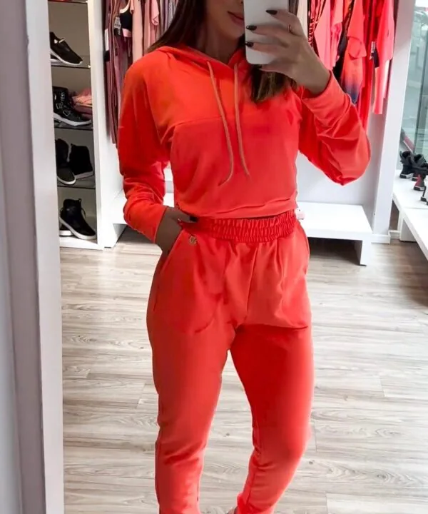 Conjunto de Moletom Orange